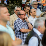 07.06.2016 Busko Zdrój. Prezydent RP Andrzej Duda spotkał się z mieszkańcami i kuracjuszami. / Wojciech Habdas / Radio Kielce