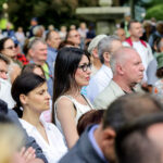 07.06.2016 Busko Zdrój. Prezydent RP Andrzej Duda spotkał się z mieszkańcami i kuracjuszami. / Wojciech Habdas / Radio Kielce