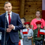 07.06.2016 Busko Zdrój. Prezydent RP Andrzej Duda spotkał się z mieszkańcami i kuracjuszami. / Wojciech Habdas / Radio Kielce