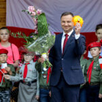 07.06.2016 Busko Zdrój. Prezydent RP Andrzej Duda spotkał się z mieszkańcami i kuracjuszami. / Wojciech Habdas / Radio Kielce