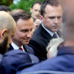 07.06.2016 Busko Zdrój. Prezydent RP Andrzej Duda spotkał się z mieszkańcami i kuracjuszami. / Wojciech Habdas / Radio Kielce