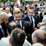 07.06.2016 Busko Zdrój. Prezydent RP Andrzej Duda spotkał się z mieszkańcami i kuracjuszami. / Wojciech Habdas / Radio Kielce