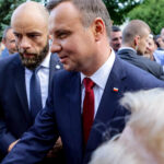 07.06.2016 Busko Zdrój. Prezydent RP Andrzej Duda spotkał się z mieszkańcami i kuracjuszami. / Wojciech Habdas / Radio Kielce