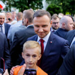 07.06.2016 Busko Zdrój. Prezydent RP Andrzej Duda spotkał się z mieszkańcami i kuracjuszami. / Wojciech Habdas / Radio Kielce