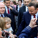 07.06.2016 Busko Zdrój. Prezydent RP Andrzej Duda spotkał się z mieszkańcami i kuracjuszami. / Wojciech Habdas / Radio Kielce