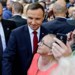 07.06.2016 Busko Zdrój. Prezydent RP Andrzej Duda spotkał się z mieszkańcami i kuracjuszami. / Wojciech Habdas / Radio Kielce