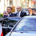 07.06.2016 Busko Zdrój. Prezydent RP Andrzej Duda spotkał się z mieszkańcami i kuracjuszami. / Wojciech Habdas / Radio Kielce