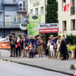 07.06.2016 Busko Zdrój. Prezydent RP Andrzej Duda spotkał się z mieszkańcami i kuracjuszami. / Wojciech Habdas / Radio Kielce