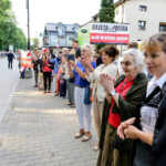 07.06.2016 Busko Zdrój. Prezydent RP Andrzej Duda spotkał się z mieszkańcami i kuracjuszami. / Wojciech Habdas / Radio Kielce