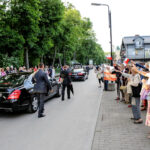 07.06.2016 Busko Zdrój. Prezydent RP Andrzej Duda spotkał się z mieszkańcami i kuracjuszami. / Wojciech Habdas / Radio Kielce