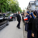 07.06.2016 Busko Zdrój. Prezydent RP Andrzej Duda spotkał się z mieszkańcami i kuracjuszami. / Wojciech Habdas / Radio Kielce