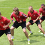 9.6.2016 Kielce. Pierwszy trening Korony przed nowym sezonem / Wojciech Habdas / Radio Kielce