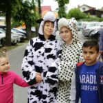 11.06.2016. Happening pod hasłem "Kostka biega po kostce do Kostki” w Zespole Szkół Katolickich Diecezji Kieleckiej / Wojciech Habdas / Radio Kielce