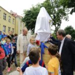 11.06.2016. Happening pod hasłem "Kostka biega po kostce do Kostki” w Zespole Szkół Katolickich Diecezji Kieleckiej / Wojciech Habdas / Radio Kielce