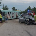 Wypadek w Nowinach (31 lipca 2016 r.) / Piotr Michalski / Radio Kielce