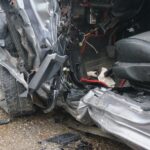 Wypadek w Nowinach (31 lipca 2016 r.) / Piotr Michalski / Radio Kielce