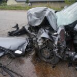 Wypadek w Nowinach (31 lipca 2016 r.) / Piotr Michalski / Radio Kielce