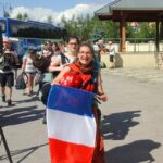 20.07.2016. Francuscy pielgrzymi Światowych Dni Młodzieży w Jędrzejowie / Ewa Pociejowska-Gawęda / Radio Kielce