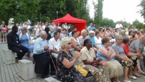 25.07.2016. Festyn na pożegnanie pielgrzymów w Jędrzejowie / Ewa Pociejowska-Gawęda / Radio Kielce