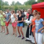 25.07.2016. Festyn na pożegnanie pielgrzymów w Jędrzejowie / Ewa Pociejowska-Gawęda / Radio Kielce