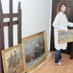 08.07.2016 Sandomierz Zakupione obrazy Jerzego Potrzebowskiego przez Muzeum Okręgowe w Sandomierzu / Muzeum Okręgowe w Sandomierzu