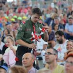 43. Międzynarodowy Harcerski Festiwal Kultury Młodzieży Szkolnej Wiatraczek (10 lipca 2016 r) / Wojciech Habdas / Radio Kielce