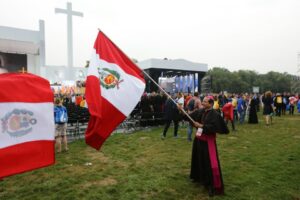 Kraków - Błonia.Papież Franciszek spotkał się z uczestnikami ŚDM (28 lipca 2016 r.) / Wojciech Habdas / Radio Kielce