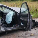 Wypadek w Nowinach (31 lipca 2016 r.) / Piotr Michalski / Radio Kielce