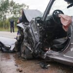 Wypadek w Nowinach (31 lipca 2016 r.) / Piotr Michalski / Radio Kielce