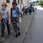 20.07.2016. Grupa pielgrzymów z Kanady wybrała się do Chęcin / Jarosław Kumor / Radio Kielce