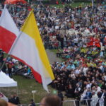28.07.2016. Msza święta na Jasnej Górze w 1050-lecie chrztu Polski sprawowana przez papieża Franciszka / Bartłomiej Zapała / Radio Kielce