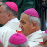 28.07.2016. Msza święta na Jasnej Górze w 1050-lecie chrztu Polski sprawowana przez papieża Franciszka. Biskup kielecki Jan Piotrowski / Bartłomiej Zapała / Radio Kielce