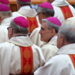 28.07.2016. Msza święta na Jasnej Górze w 1050-lecie chrztu Polski sprawowana przez papieża Franciszka. Biskup sandomierski Krzysztof Nitkiewicz / Bartłomiej Zapała / Radio Kielce