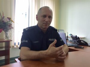 Nowy Komendant Miejski Policji w Kielcach Podinspektor Tomasz Zawadzki / Bartłomiej Zapała / Radio Kielce