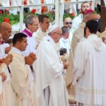 28.07.2016. Msza święta na Jasnej Górze, sprawowana przez papieża Franciszka w 1050-lecie chrztu Polski / Bartłomiej Zapała / Radio Kielce