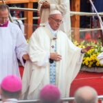 28.07.2016. Msza święta na Jasnej Górze, sprawowana przez papieża Franciszka w 1050-lecie chrztu Polski / Bartłomiej Zapała / Radio Kielce