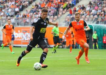 17.7.2016 Lubin. Kompromitacja w Lubinie. Korona przegrała z Zagłębiem aż 0:4 / Mateusz Kępiński / Korona Kielce