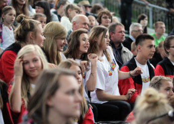 Koncert Gospodarze - Gościom, rozpoczynający 40 Jubileuszowy Festiwal Harcerski / Wojciech Habdas / Radio Kielce