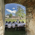 02.07.2016 Bodzentyn. Dni Bodzentyna rozpoczęły się uroczystością gminnych obchodów 1050  lecia Chrztu Polski. / Jarosław Kubalski / Radio Kielce