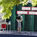 02.07.2016 Bodzentyn. Dni Bodzentyna rozpoczęły się uroczystością gminnych obchodów 1050  lecia Chrztu Polski. / Jarosław Kubalski / Radio Kielce