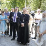 02.07.2016 Kielce. Odsłonięcie tablic z cytatami papieży dotyczących pogromu kieleckiego. / Jarosław Kubalski / Radio Kielce