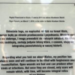 02.07.2016 Kielce. Odsłonięcie tablic z cytatami papieży dotyczących pogromu kieleckiego. / Jarosław Kubalski / Radio Kielce