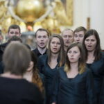 03.07.2016 Święty Krzyż. III Ogólnopolski Przegląd Chórów Akademickich. Chór Uniwersytetu Rolniczego z Krakowa. / Jarosław Kubalski / Radio Kielce