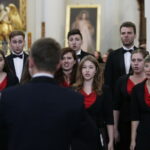03.07.2016 Święty Krzyż. III Ogólnopolski Przegląd Chórów Akademickich. Chór Politechniki Śląskiej w Gliwicach. / Jarosław Kubalski / Radio Kielce