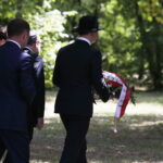 04.07.2016 Kielce. Obchody rocznicy pogromu kieleckiego. Prezydent Andrzej Duda odwiedził kirkut na Pakoszu. / Jarosław Kubalski / Radio Kielce