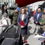 5.7.2016 Kielce. Świętokrzyski Urząd Wojewódzki organizuje na placu Wolności w Kielcach dwudniowy piknik związany ze szczytem NATO w Polsce. O planach poinformowała na konferencji prasowej wojewoda świętokrzyski Agata Wojtyszek / Jarosław Kubalski / Radio Kielce