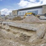 05.07.2016 Kielce. Wyburzono budynek techniczny na kampusie UJK przy ulicy Świętokrzyskiej. Powstanie tu parking. / Jarosław Kubalski / Radio Kielce