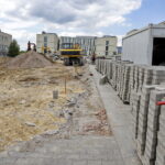 05.07.2016 Kielce. Wyburzono budynek techniczny na kampusie UJK przy ulicy Świętokrzyskiej. Powstanie tu parking. / Jarosław Kubalski / Radio Kielce