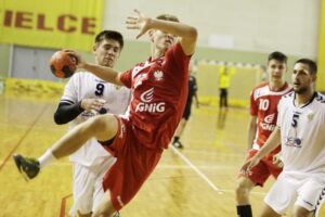 08.07.2016 Kielce. Sparing młodzieżowych reprezentacji w piłkę ręczną. Mecz Polska - Rosja. / Jarosław Kubalski / Radio Kielce