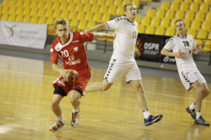 08.07.2016 Kielce. Sparing młodzieżowych reprezentacji w piłkę ręczną. Mecz Polska - Rosja. / Jarosław Kubalski / Radio Kielce